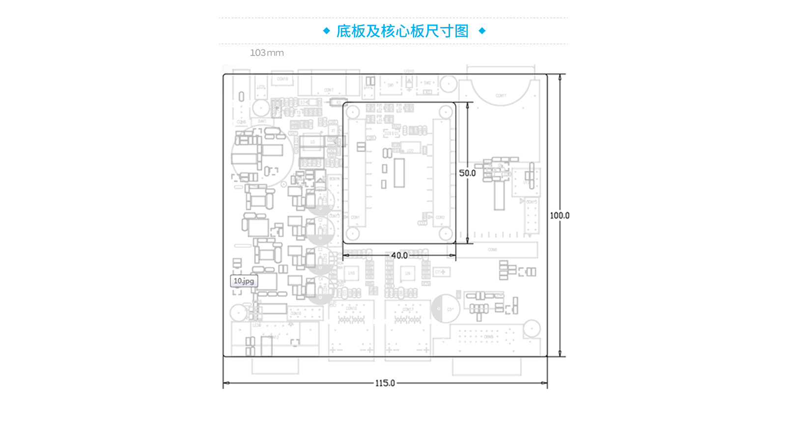 工業(yè)網(wǎng)關內(nèi)部結(jié)構(gòu)尺寸