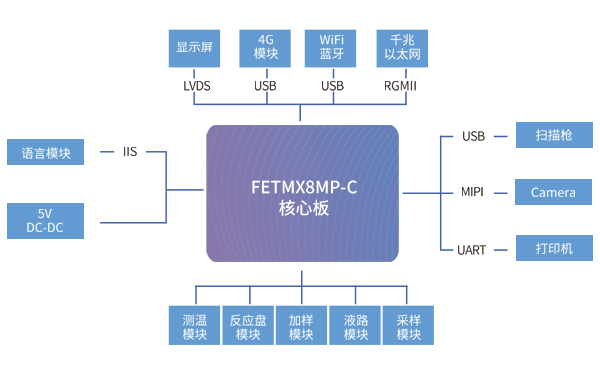 iMX8MP核心板在化學發(fā)光免疫分析儀解決方案中應用